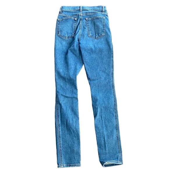 Reformation High & Rise Skinny Jeans Rhine Wash 25 - Picture 3 of 7
